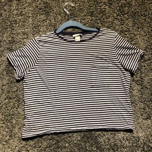 Striped Crop Top
